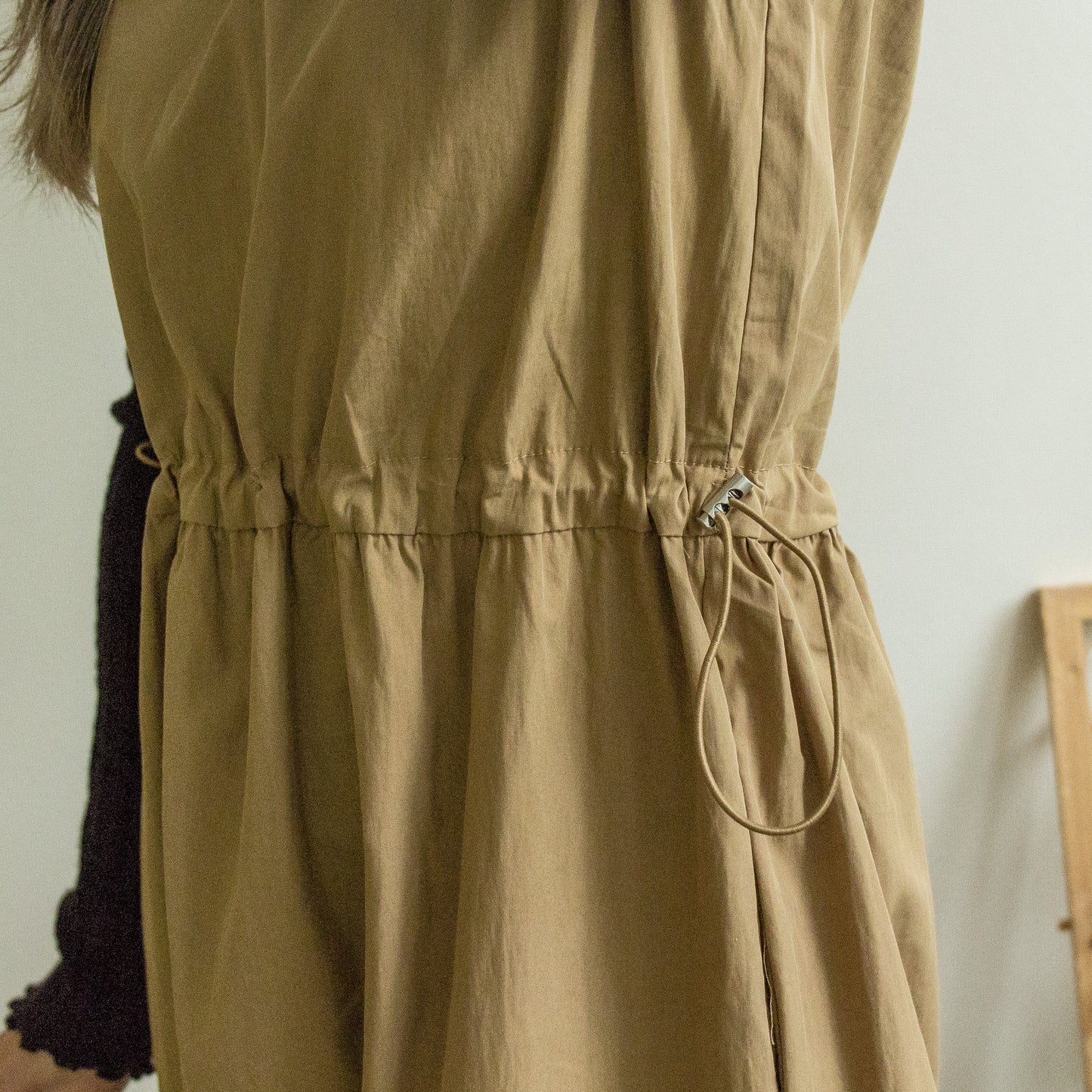 Solid color waist vest dress (two colors)