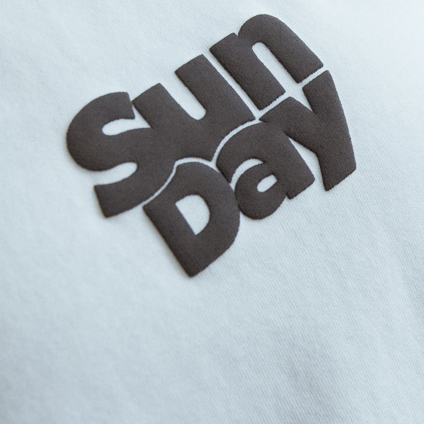 Sunday' 撞色印字TEE (兩色)