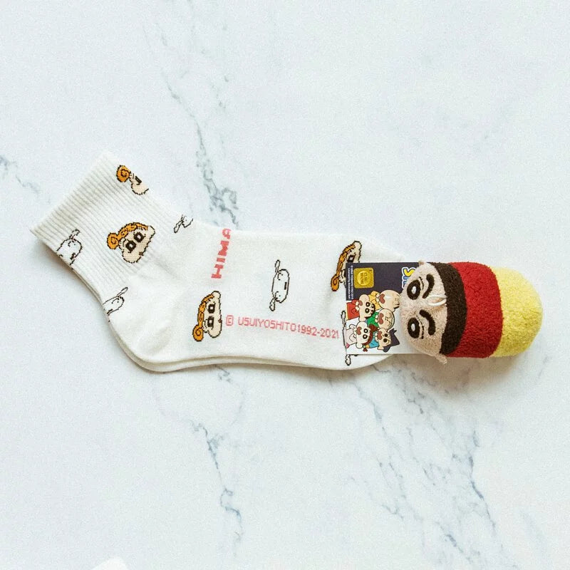 [Direct delivery from Korea] Crayon Shin-chan socks (eight styles)