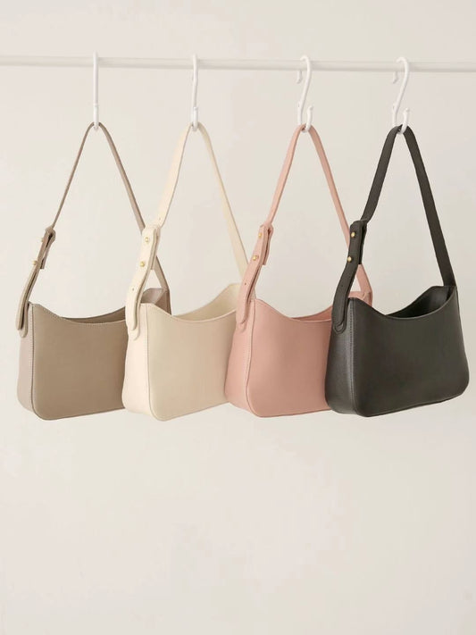 Korean small square solid color armpit bag